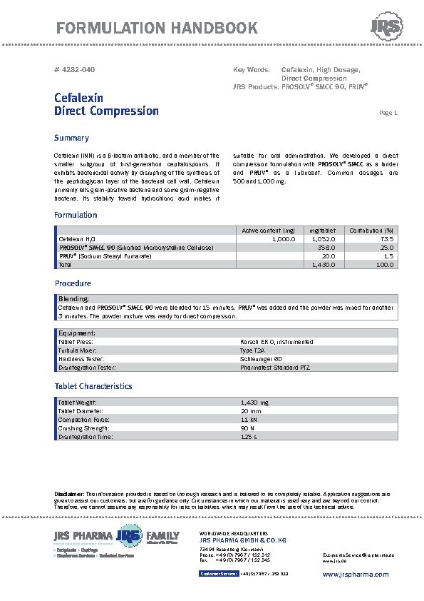 Cefalexin